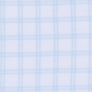 Magnolia Baby Blue Check Collared Bubble