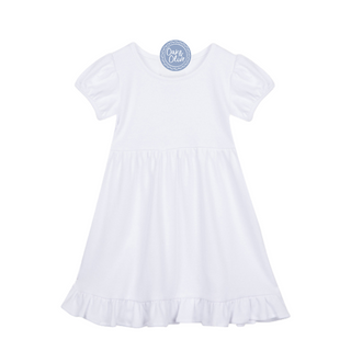 Ruffle Dress with Puff Sleeve