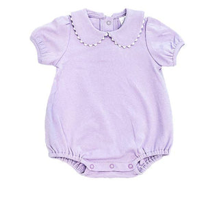 Infant Girls Scallop Bubble Custom Embroidery