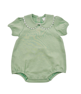Girls Scallop Collar Bubble Custom Embroidery